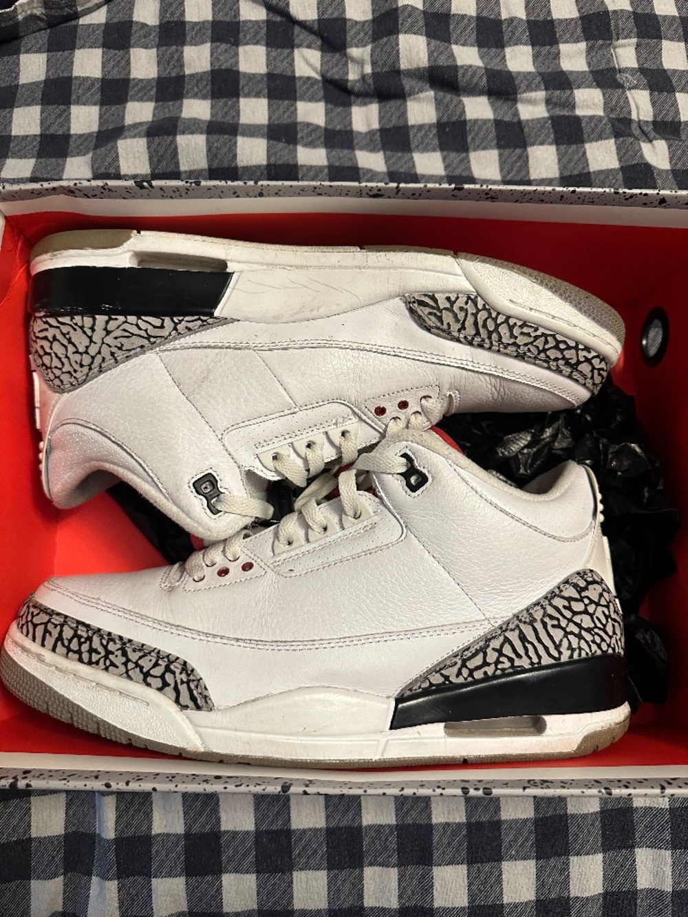 Jordan 3 White cement